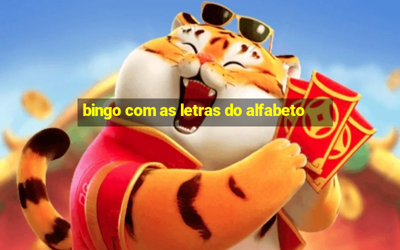 bingo com as letras do alfabeto