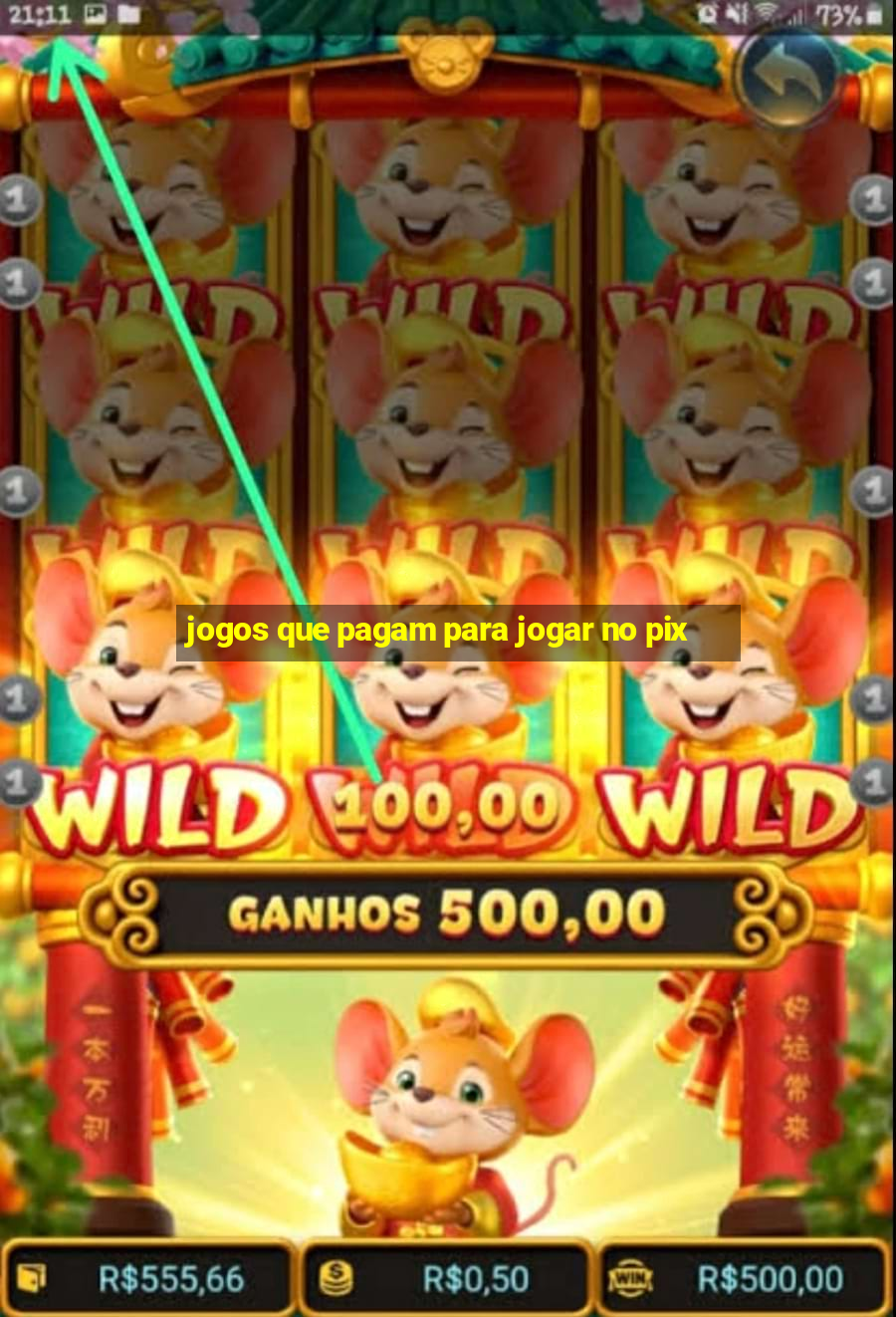 jogos que pagam para jogar no pix