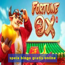 spela bingo gratis online