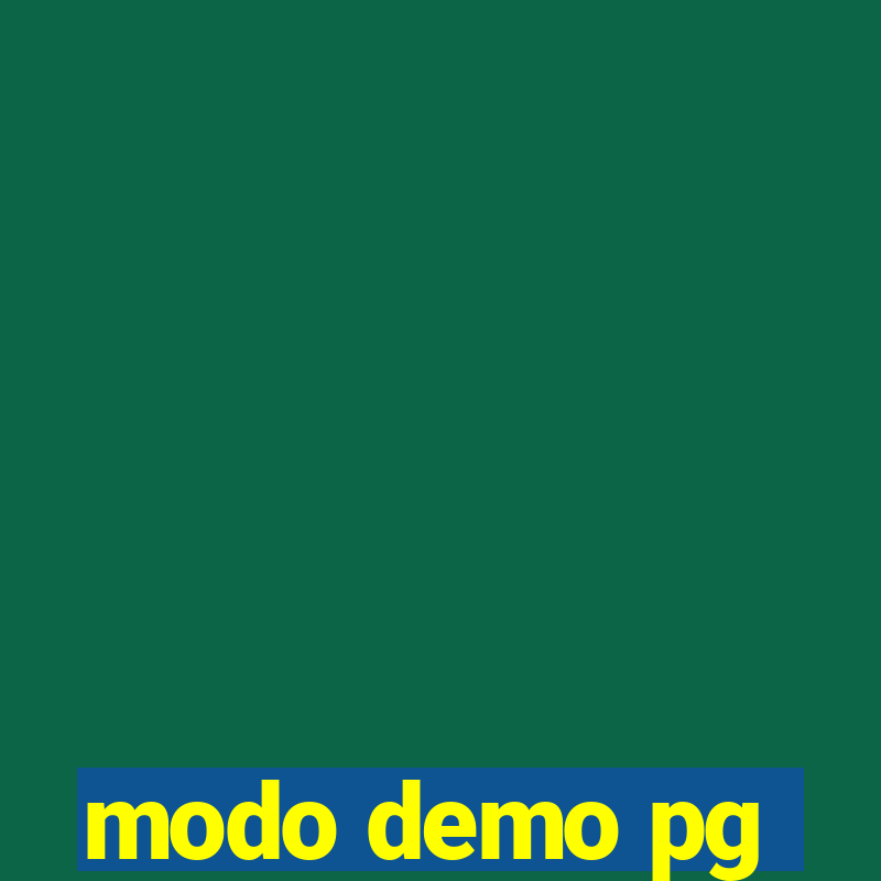 modo demo pg