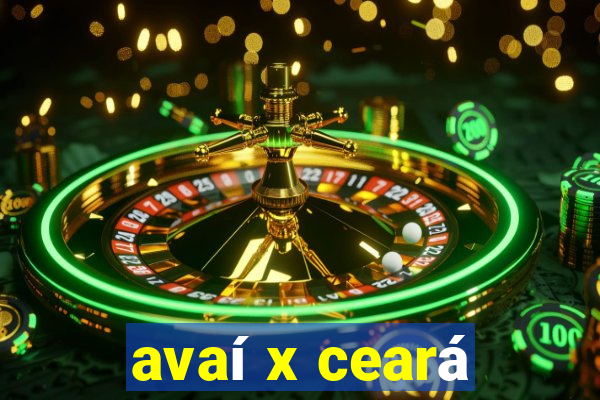 avaí x ceará