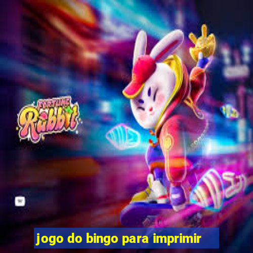 jogo do bingo para imprimir