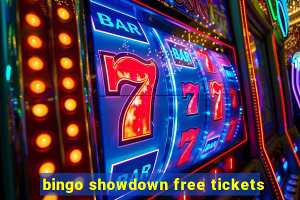 bingo showdown free tickets