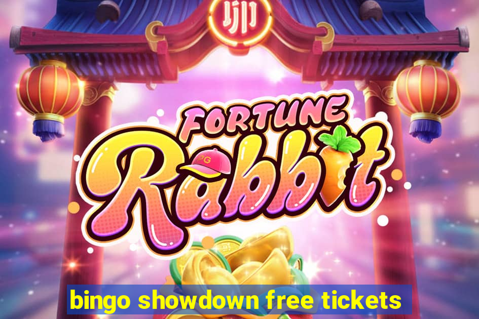 bingo showdown free tickets