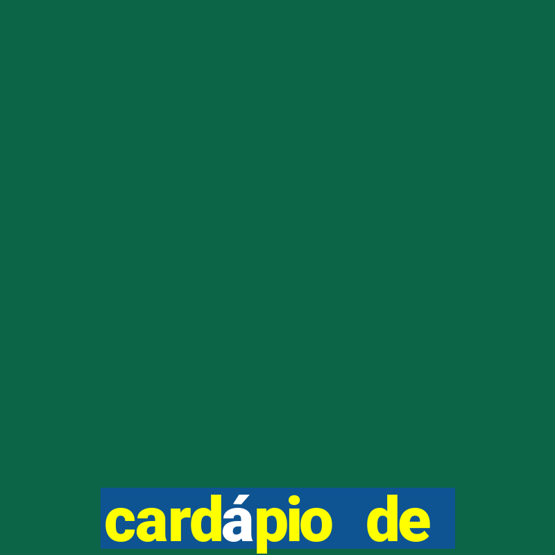 cardápio de lancheria santo antônio