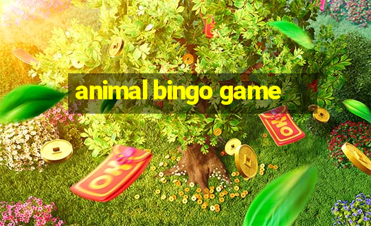 animal bingo game