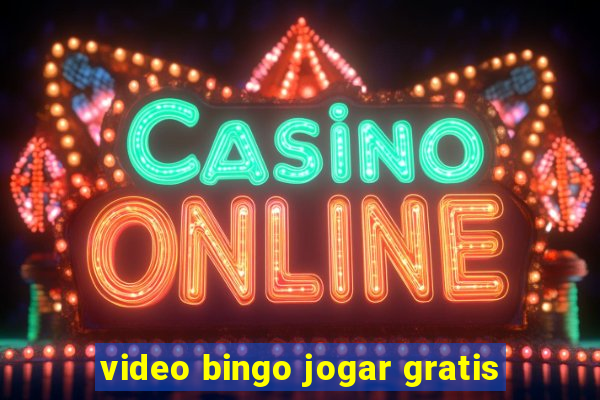 video bingo jogar gratis