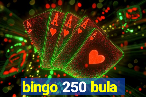 bingo 250 bula