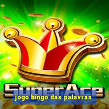 jogo bingo das palavras