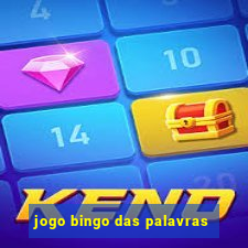 jogo bingo das palavras