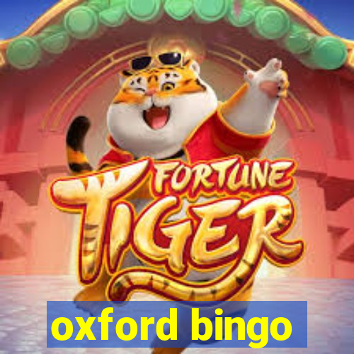 oxford bingo