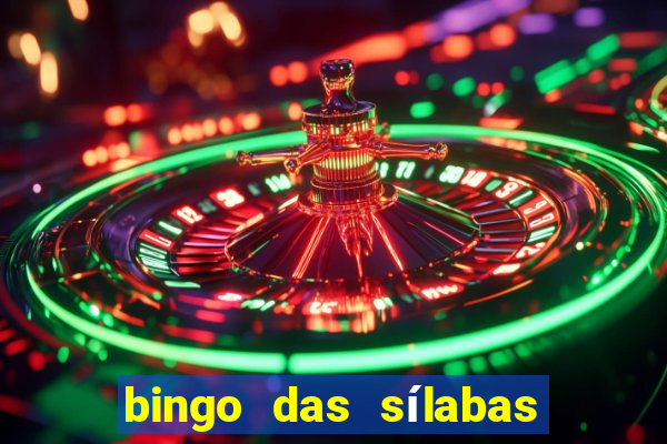 bingo das sílabas como jogar