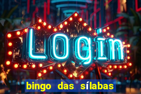 bingo das sílabas como jogar