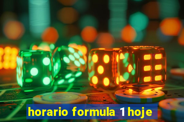 horario formula 1 hoje