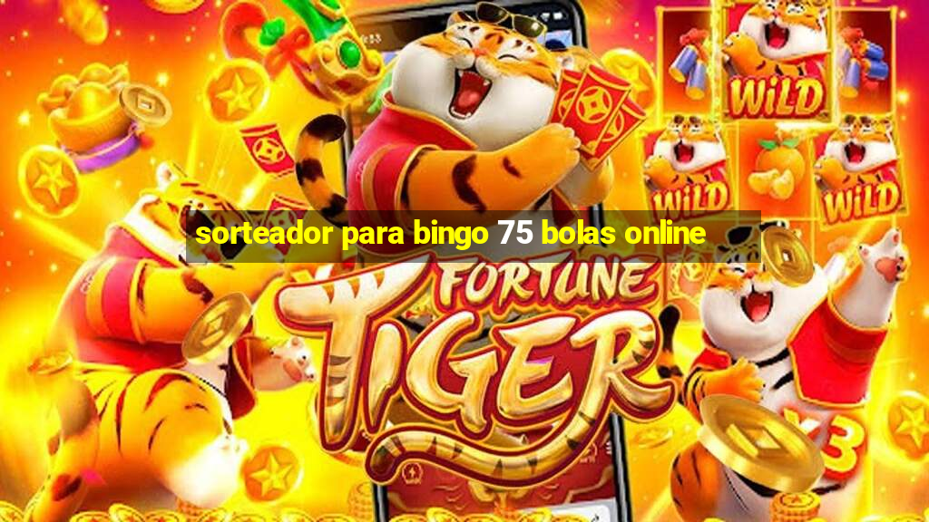 sorteador para bingo 75 bolas online