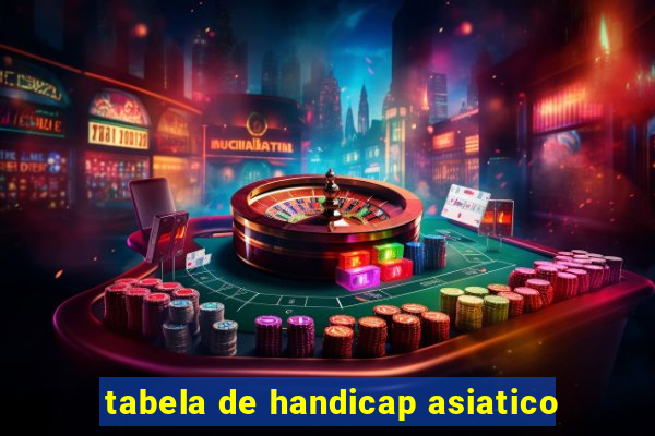 tabela de handicap asiatico