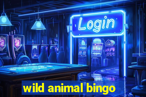 wild animal bingo