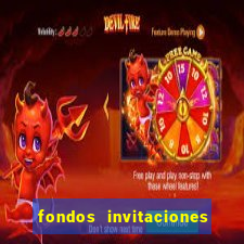 fondos invitaciones de bingo para editar