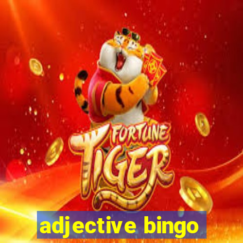 adjective bingo