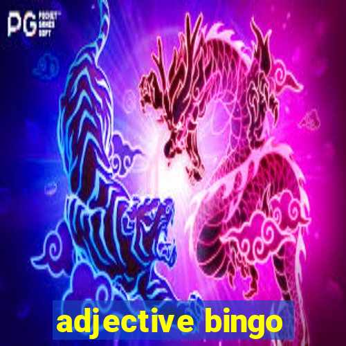 adjective bingo