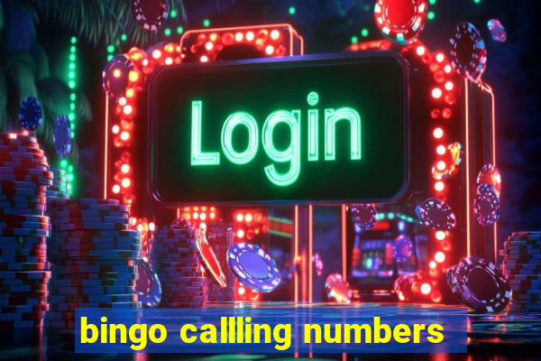 bingo callling numbers