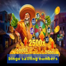 bingo callling numbers