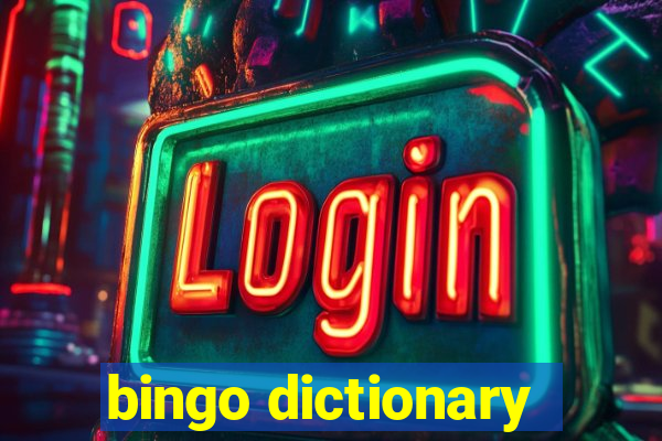 bingo dictionary