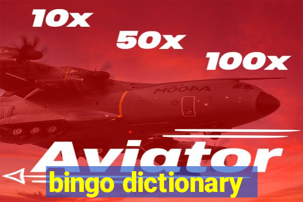 bingo dictionary