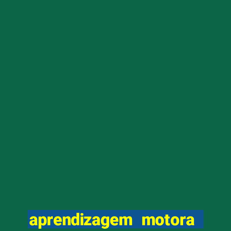 aprendizagem motora e o ensino do esporte pdf