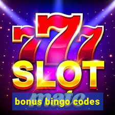 bonus bingo codes