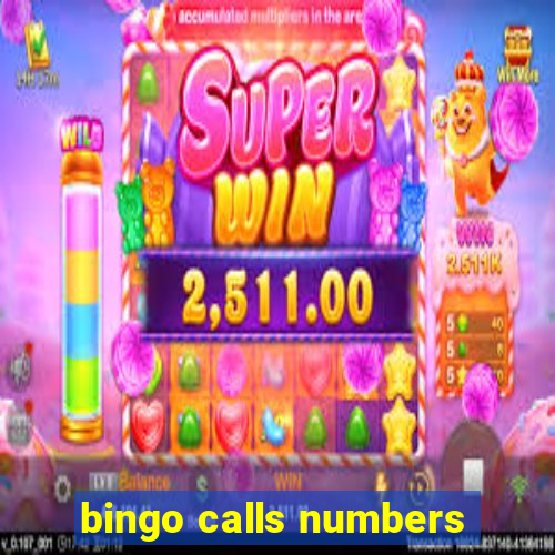 bingo calls numbers