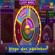 bingo das adivinhas para imprimir