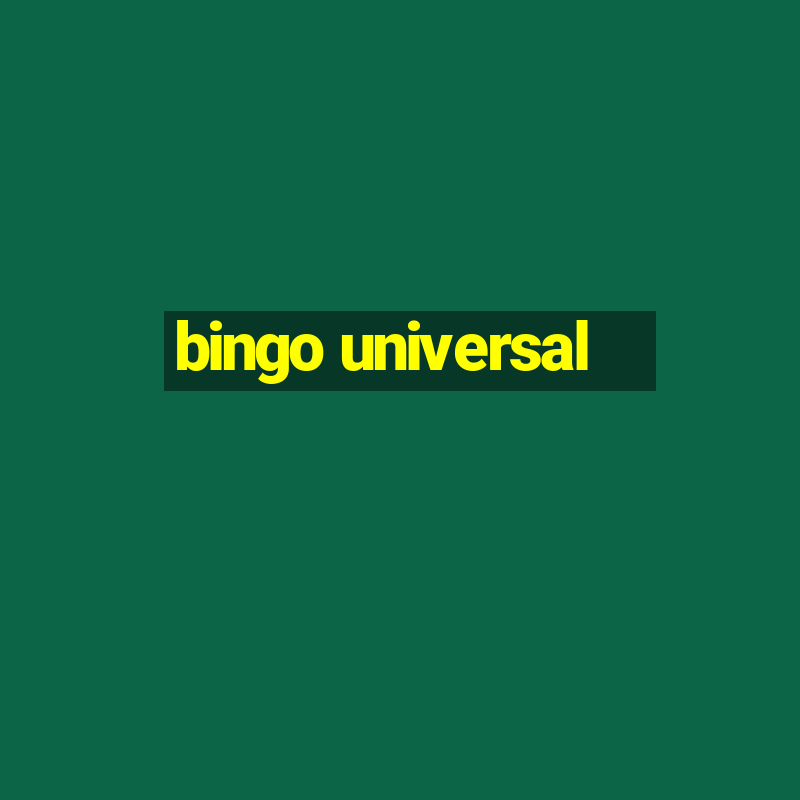 bingo universal