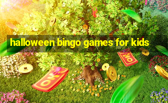 halloween bingo games for kids