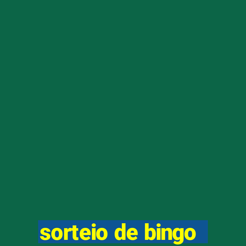 sorteio de bingo