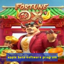 apple beta software program