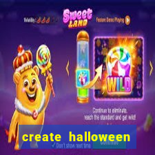 create halloween bingo card