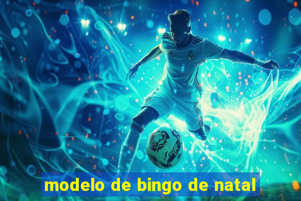 modelo de bingo de natal