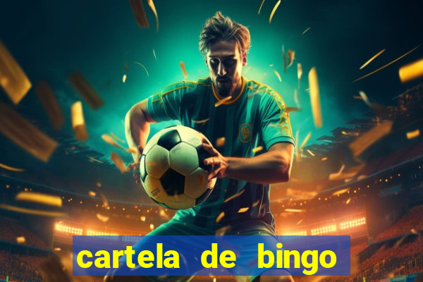 cartela de bingo da noiva para imprimir