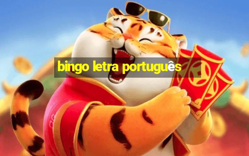 bingo letra português