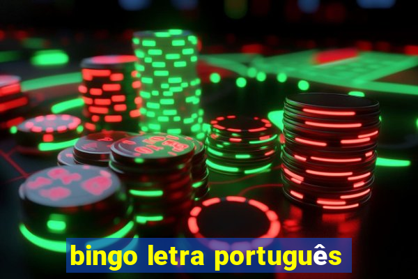 bingo letra português