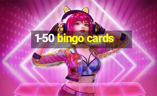 1-50 bingo cards