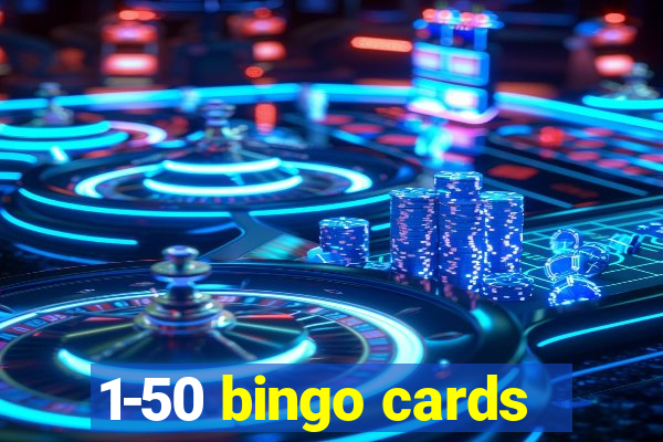 1-50 bingo cards