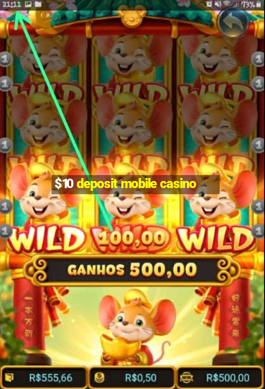 $10 deposit mobile casino