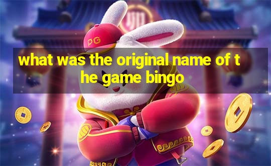 what was the original name of the game bingo