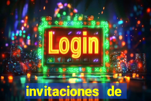 invitaciones de bingo para editar