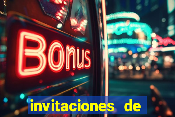 invitaciones de bingo para editar