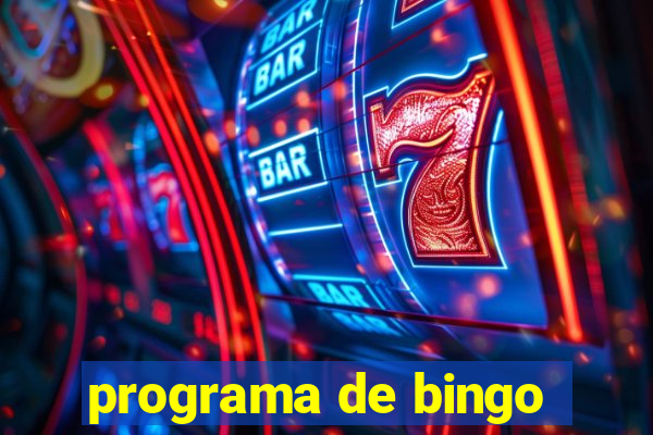 programa de bingo