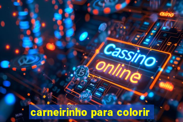 carneirinho para colorir