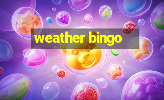 weather bingo